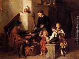 Felix Schlesinger The Peddler's Wares painting